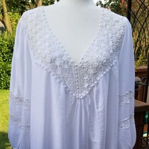 Peasant tunic top